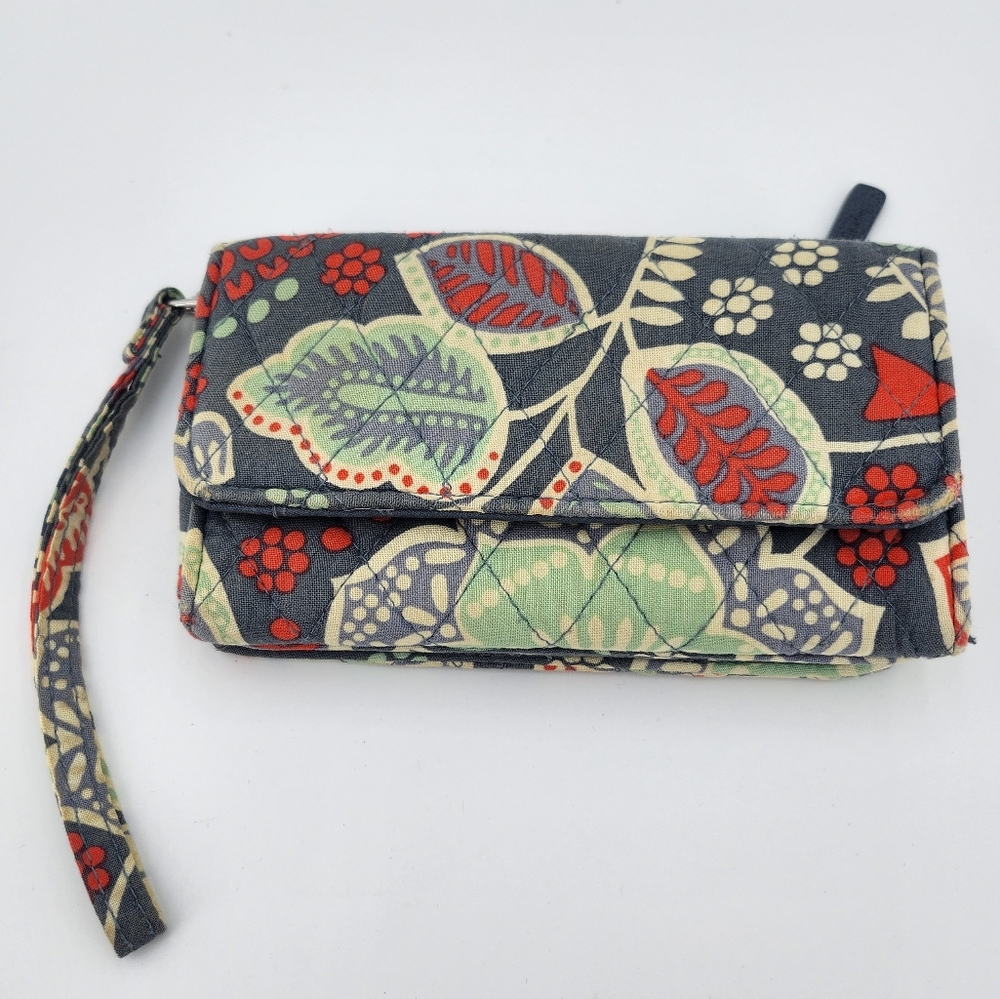 Floral Patterned Wristlet Clutch
